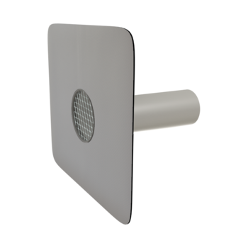 Round safety overflows with integrated PVC sleeve Round safety overflows with integrated PVC sleeve